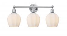  616-3W-PC-G461-6 - Norfolk - 3 Light - 24 inch - Polished Chrome - Bath Vanity Light