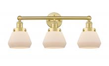  616-3W-SG-G171 - Fulton - 3 Light - 25 inch - Satin Gold - Bath Vanity Light