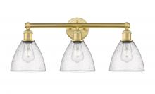  616-3W-SG-GBD-754 - Bristol - 3 Light - 26 inch - Satin Gold - Bath Vanity Light