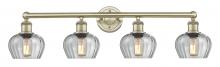  616-4W-AB-G92 - Fenton - 4 Light - 34 inch - Antique Brass - Bath Vanity Light