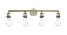  616-4W-AB - Edison - 4 Light - 29 inch - Antique Brass - Bath Vanity Light