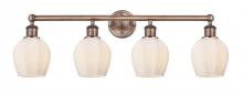  616-4W-AC-G461-6 - Norfolk - 4 Light - 33 inch - Antique Copper - Bath Vanity Light