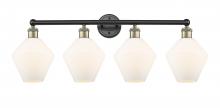  616-4W-BAB-G651-8 - Cindyrella - 4 Light - 35 inch - Black Antique Brass - Bath Vanity Light