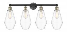  616-4W-BAB-G652-7 - Cindyrella - 4 Light - 34 inch - Black Antique Brass - Bath Vanity Light