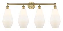  616-4W-BB-G651-7 - Cindyrella - 4 Light - 34 inch - Brushed Brass - Bath Vanity Light