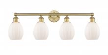  616-4W-BB-G81 - Eaton - 4 Light - 33 inch - Brushed Brass - Bath Vanity Light