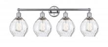  616-4W-PC-G362 - Waverly - 4 Light - 33 inch - Polished Chrome - Bath Vanity Light