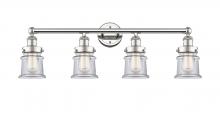  616-4W-PN-G182S - Canton - 4 Light - 32 inch - Polished Nickel - Bath Vanity Light