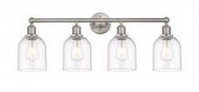  616-4W-SN-G558-6CL - Bella - 4 Light - 33 inch - Brushed Satin Nickel - Bath Vanity Light