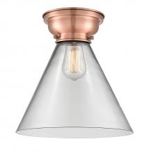 Innovations Lighting 623-1F-AC-G42-L - Cone - 1 Light - 12 inch - Antique Copper - Flush Mount