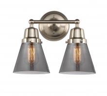  623-2W-SN-G63 - Cone - 2 Light - 14 inch - Brushed Satin Nickel - Bath Vanity Light