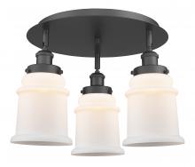 Innovations Lighting 916-3C-BK-G181 - Canton - 3 Light - 18 inch - Matte Black - Flush Mount