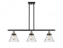 Innovations Lighting 916-3I-BAB-G44 - Cone - 3 Light - 36 inch - Black Antique Brass - Stem Hung - Island Light