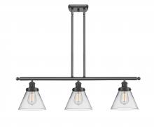 Innovations Lighting 916-3I-BK-G42 - Cone - 3 Light - 36 inch - Matte Black - Stem Hung - Island Light