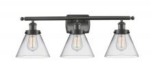 Innovations Lighting 916-3W-OB-G42 - Cone - 3 Light - 28 inch - Oil Rubbed Bronze - Bath Vanity Light