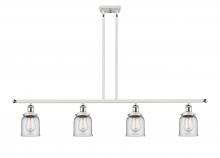 Innovations Lighting 916-4I-WPC-G52 - Bell - 4 Light - 48 inch - White Polished Chrome - Stem Hung - Island Light