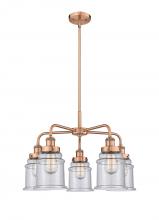  916-5CR-AC-G184 - Whitney - 5 Light - 25 inch - Antique Copper - Chandelier