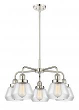 Innovations Lighting 916-5CR-PN-G172 - Fulton - 5 Light - 26 inch - Polished Nickel - Chandelier