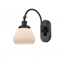  918-1W-BK-G171 - Fulton - 1 Light - 7 inch - Matte Black - Sconce