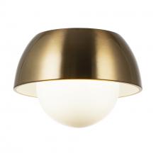 Matteo Lighting M11301AGOP - 1 LT Ã˜9.05â€ x 6.35â€H "WATSON" AG CEILING MOUNT - OPAL GLASS E12 40W