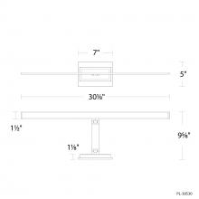 Modern Forms US Online PL-38530-27-AB - Diver Picture Light