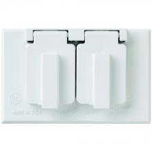 Legrand-Pass & Seymour CA8WH - WP 1G HORIZ DUPLEX COVER WHITE