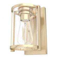 Hunter 19962 - Hunter Astwood Alturas Gold with Clear Glass 1 Light Sconce Wall Light Fixture