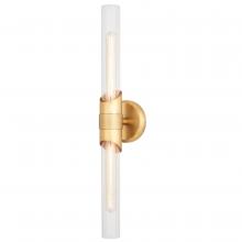 Vaxcel International W0464 - Webster 24.5-in. 2 Light Wall Light Natural Brass