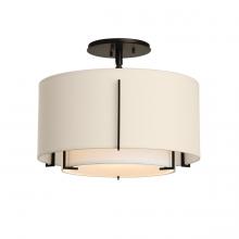  126501-SKT-10-SF1099-SA1590 - Exos Small Double Shade Semi-Flush