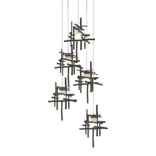  131128-SKT-LONG-20-YC0305 - Tura 5-Light Frosted Glass Pendant