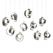 Hubbardton Forge 131208-SKT-LONG-85-GG0711 - Riza 10-Light Pendant