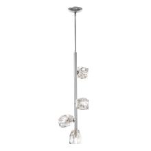 Hubbardton Forge 131612-SKT-MULT-85-CR - Gatsby 4-Light Vertical Pendant