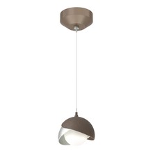 Hubbardton Forge 161183-SKT-STND-05-82-GG0711 - Brooklyn Double Shade Low Voltage Mini Pendant