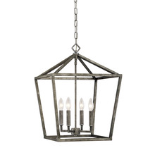 Millennium 3244-AS - 4-Light Pendant light Antique Silver