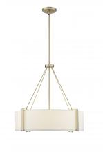 Millennium 28203-MG/WH - Telfar 3-Light Pendant Light Modern Gold/White