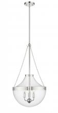 Millennium 20103-PN - Clarra 3-Light Pendant Light Polished Nickel