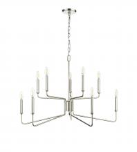 Millennium 29010-PN - Raven 1 - Light Chandelier Ceiling Light Polished Nickel