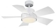 Modern Forms US - Fans Only FR-W1802-38L-MW - Vox Downrod ceiling fan