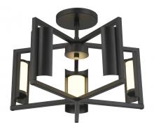 Minka George Kovacs P1554-66A-L - Trizay - 5 Light LED Flush Mount