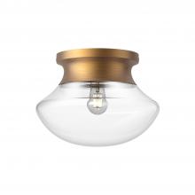 Alora Lighting FM464012AG - Marcel 11-in Aged Gold 1 Light Flush Mount