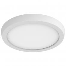 Nuvo 62/1718 - Blink Pro - 11W; 7in; LED Fixture; 3000K; Round Shape; White Finish; 120/277V; 0-10V Dimming