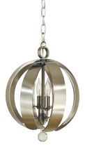 Framburg 4777 BN - 4-Light Brushed Nickel Venus Chandelier