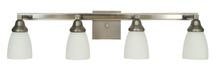 Framburg 4784 SP/PN - 4-Light Satin Pewter/Polished Nickel Mercer Sconce