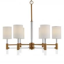 Uttermost 21380 - Welkin 6 Light Modern Chandelier