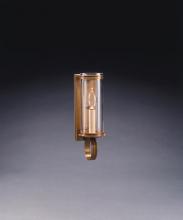 Northeast Lantern 115-AC-LT1-CSG - Wall Sconce 3" x 8" Glass Cylinder Antique Copper 1 Candelabra Socket Clear Seedy Glass