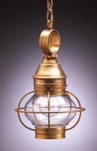 Northeast Lantern 2512-AB-MED-OPT - Caged Onion Hanging Antique Brass Medium Base Socket Optic Glass