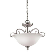 ELK Home 1002CS/20 - Thomas - Brighton 16'' Wide 2-Light Semi Flush Mount - Brushed Nickel