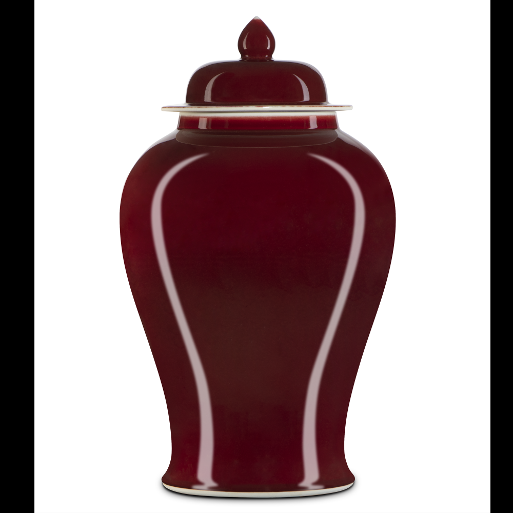 Oxblood Large Temple Jar