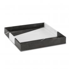 Currey 1200-0653 - Sena Black & White Marble Tray