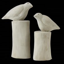 Currey 2200-0025 - Concrete Birds Set of 2